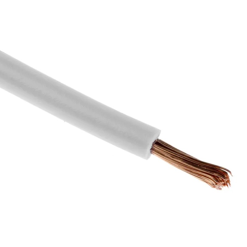 Câble monoconducteur 1 mm2 Blanc