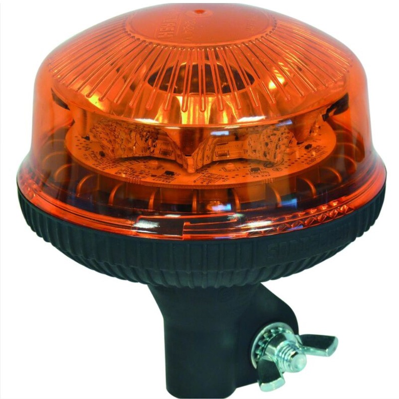 Gyrophare LED rotatif sur tige flexible